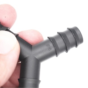 16PE pipe Y-type three-way greenhouse micro-spray irrigation joint agricultural orchard watering accessories