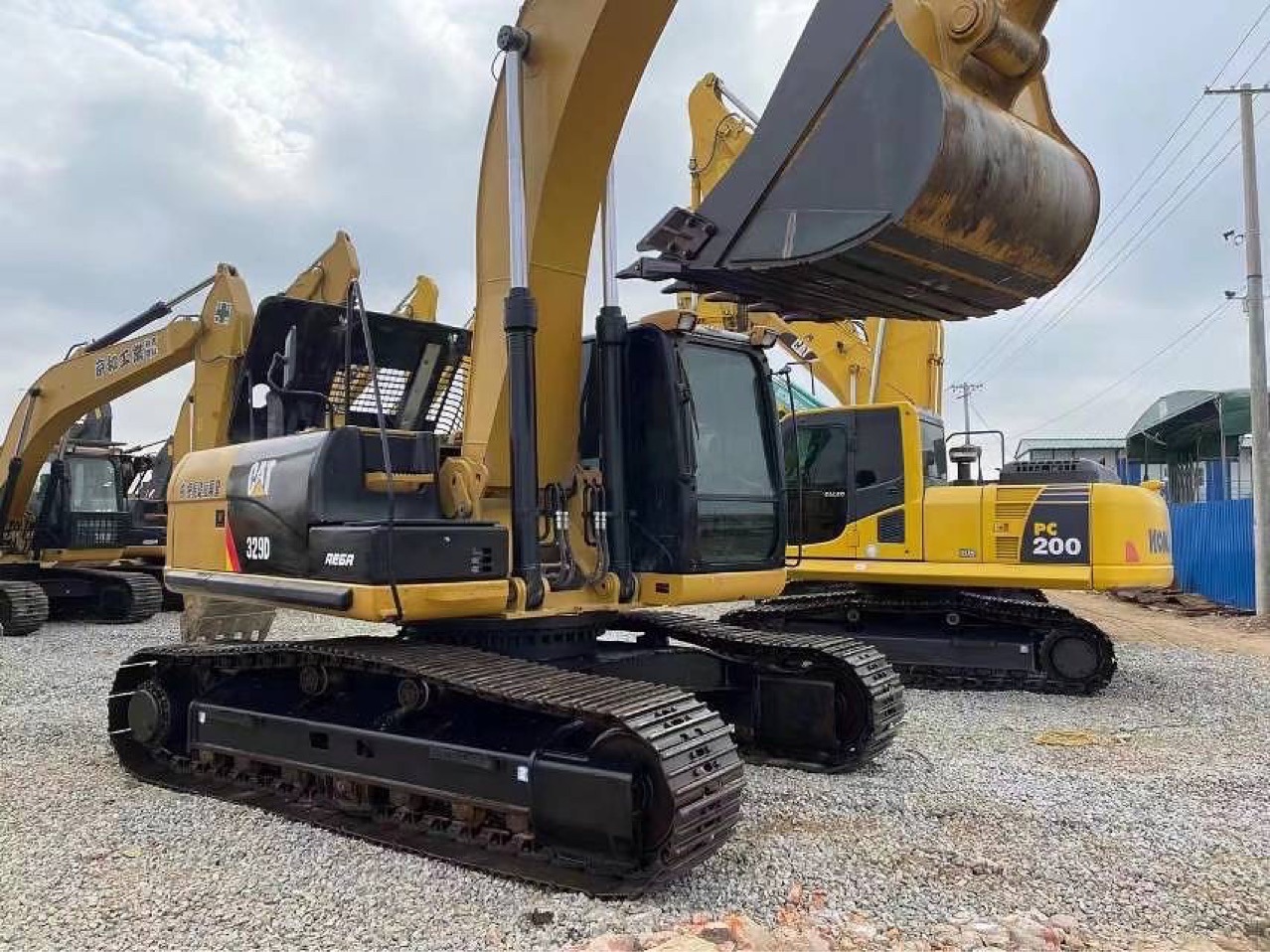 Exportación de comercio exterior de segunda mano CAT320D 312D 330GC 349GC 323 Excavadora de importación