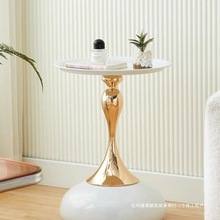 意式小茶几花架子室内家用阳台小茶桌网红沙发边几可移动落地摆件