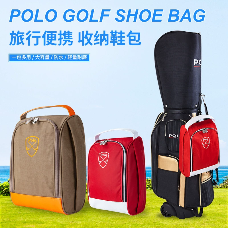 Туфли для гольфа POLO для путешествий, сумка для переноски обуви, сумка для хранения обуви