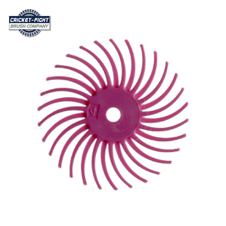 尼龙刷轮首饰抛光飞轮飞碟夹飞碟片缝隙抛光磨轮片珠宝打磨螺旋片