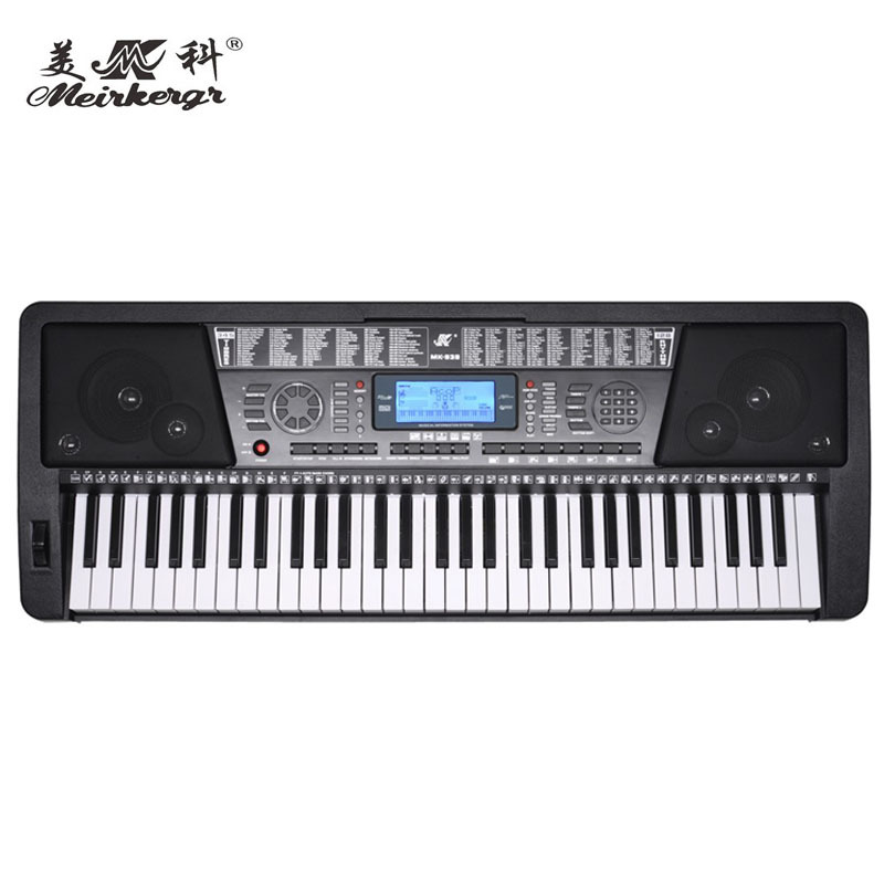 外贸出口美科61键演奏型电子琴 MK939成人键盘乐器英文版现货销售详情图3