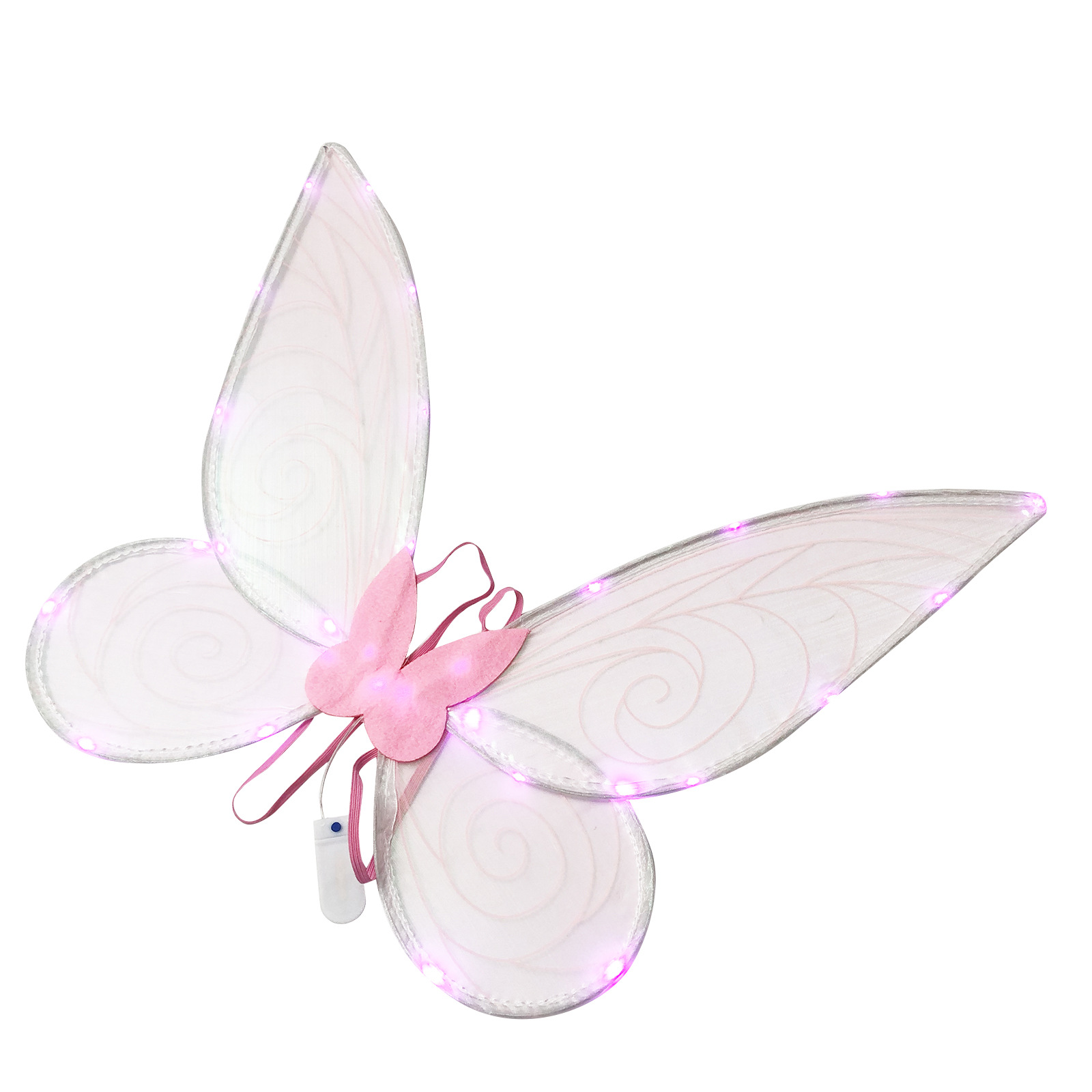 Navidad Nuevo estilo de emisión de luz ELF alas fiesta de vacaciones con flash mariposa Halloween accesorios de rendimiento para niños