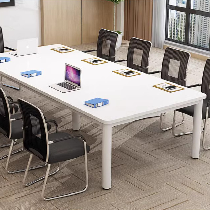 Conference table, long table, simple modern rectangular office desk, negotiation table, long table, workbench, employee training table