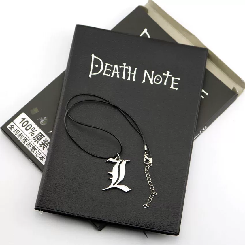 Notebook (Death Note) Replica, Quill Pen & Charms Set, A5-style Notebook, Multiple Kits