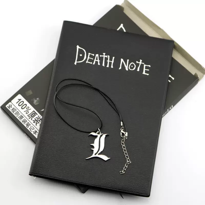 Notebook (Death Note) Replica, Quill Pen & Charms Set, A5-style Notebook, Multiple Kits