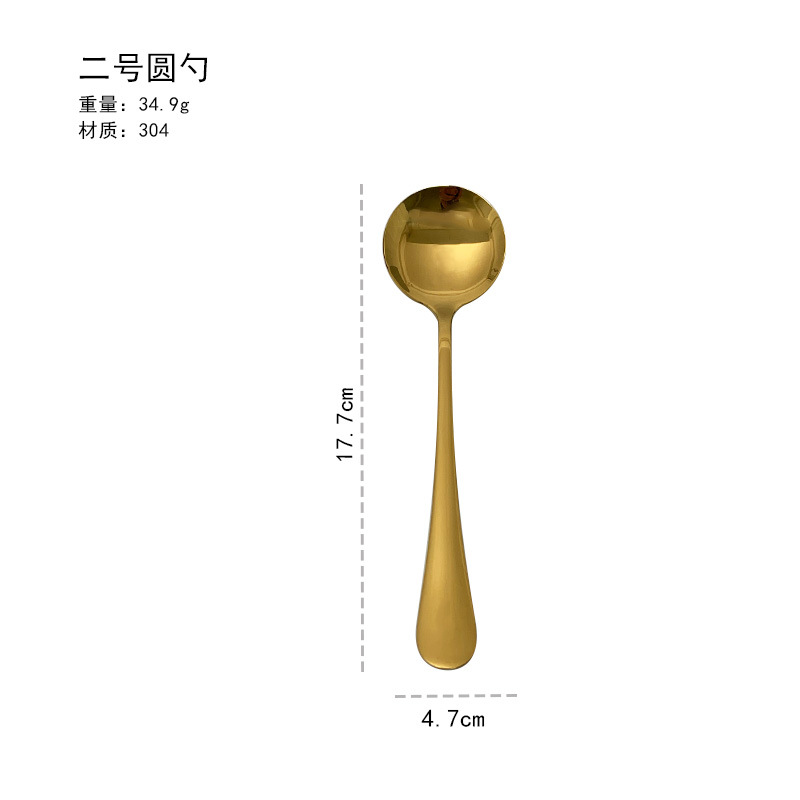 Juego de cubiertos de acero inoxidable serie 1010 para hoteles y restaurantes, cuchillo para carne, tenedor, cuchara, cuchara para postre y cuchara para sopa de estilo occidental. image 38