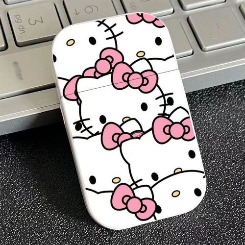 hellokitty inflatable goods cute cartoon lighter pink flame creative lighter lady boyfriend