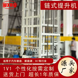 非标链条垂直提升机 车间上下层货物提升设备 连续式提升机厂家