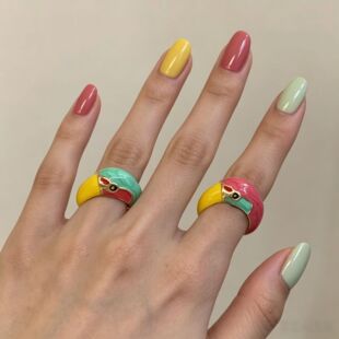 �W���ع��F��ײɫ�m���W�^�_�ڽ�ָŮ ins�͹��R�������ָ�h�Ʒ