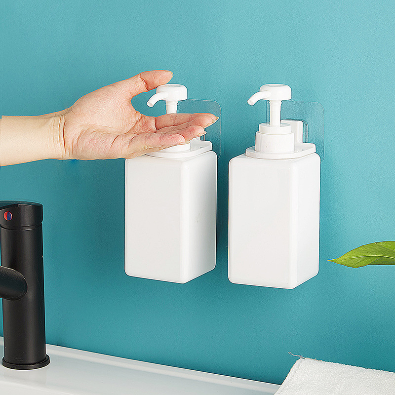 Adhesive hook Wall magic stick shower gel bottle hanger shampoo hand sanitizer suction Wall factory direct seamless hook