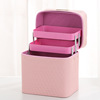 Polyurethane handheld storage system for traveling, storage box for skin care