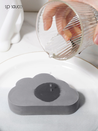Cloud-shaped PVA water-absorbing sponge wipe to prevent scale cleaning brush kitchen bathroom washbasin to remove water droplets