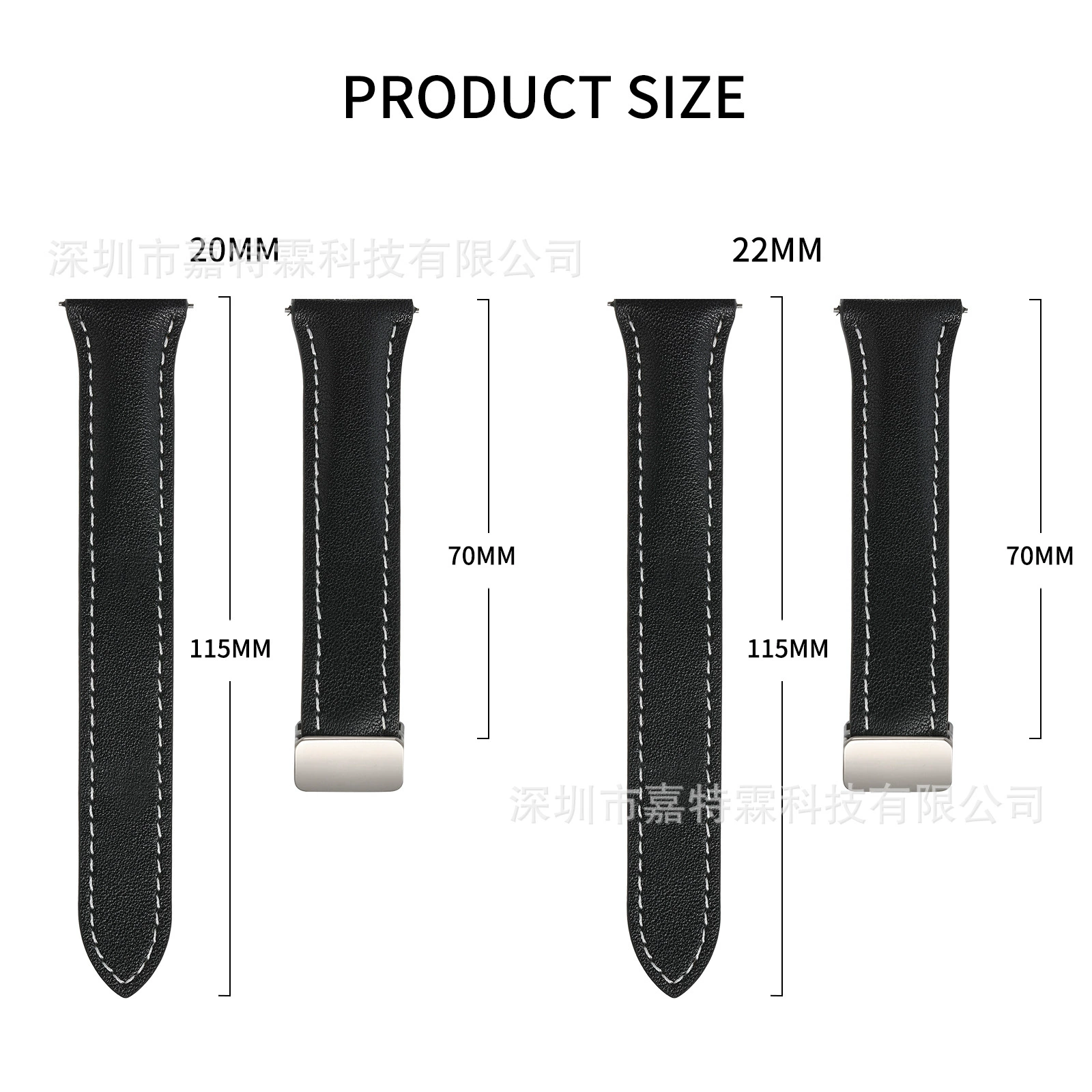 Смарт-часы Samsung, ремешок из натуральной кожи, 22 мм