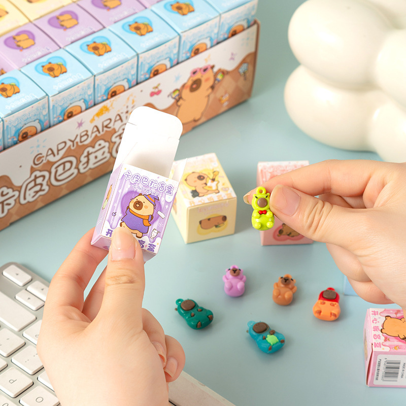 カピバラ公仔ブラインドボックスサプライズプレゼントカバン掛け飾り可愛い学生ご褒美プレゼント出店おもちゃ|undefined