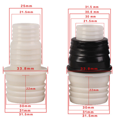 Factory Washing Machine Drain Pipe Extension Connector 21-32 Change Diameter Plastic Parts Pipe Plug Stopper Extension Accessory 