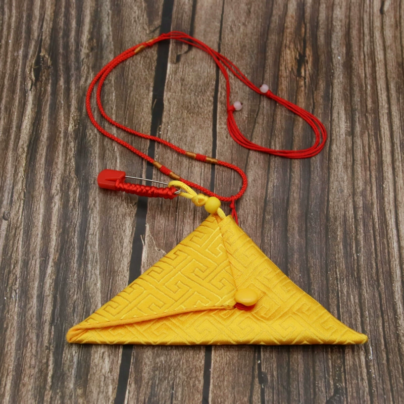 9*12 больших булавки треугольная сумка с шеей