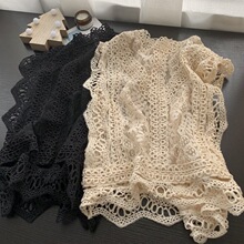 Solid Color Slim Fit Lace Cutout Top��ɫ�����ٴ��ٽz�U������