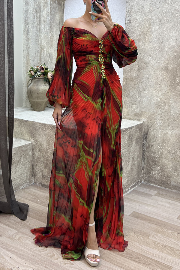 Pleated Long Sleeve Loose Comfortable Casual Women Dress Fashion Casual Daily Wear Dress For Women Spring Autumn Basic Dress_ecoleips.com