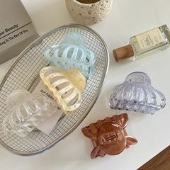 韩版简约清新百搭发量多南瓜抓夹高级感气质后脑勺盘发鲨鱼夹发饰