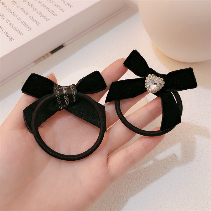 Arco francés amor anillo de cabello coreano simple tocado temperamento retro correa de cabello cuerda de cabello arco