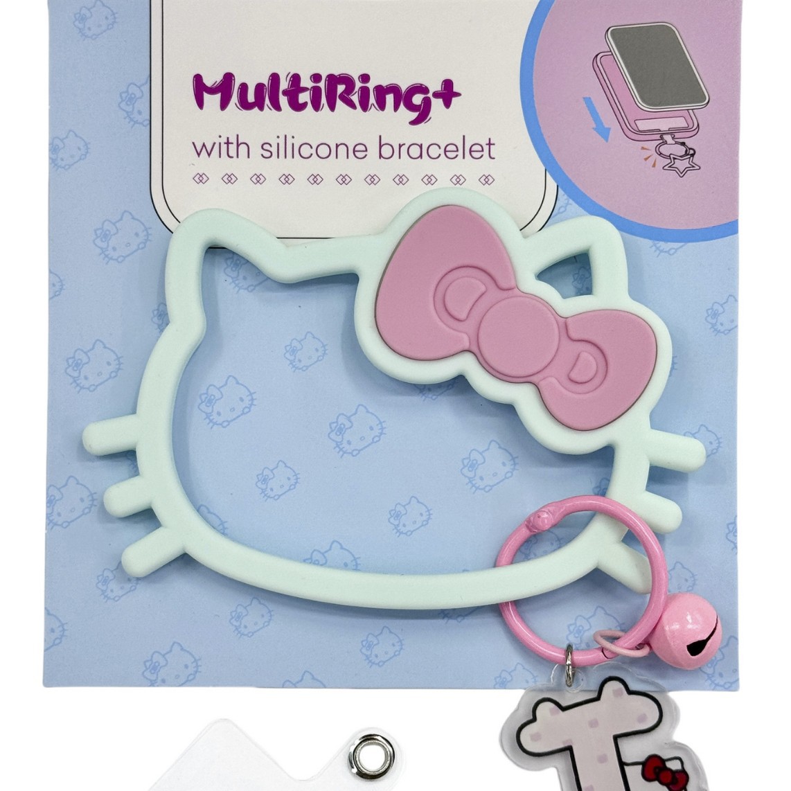 Buca hecha a mano ins viento de alta calidad Kitty gatos pulsera de silicona móvil colgante de moda corto colgante