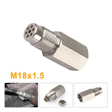 汽车改装配件跨境产品发动机除光器适配器氧传感器M18X1.5不锈钢