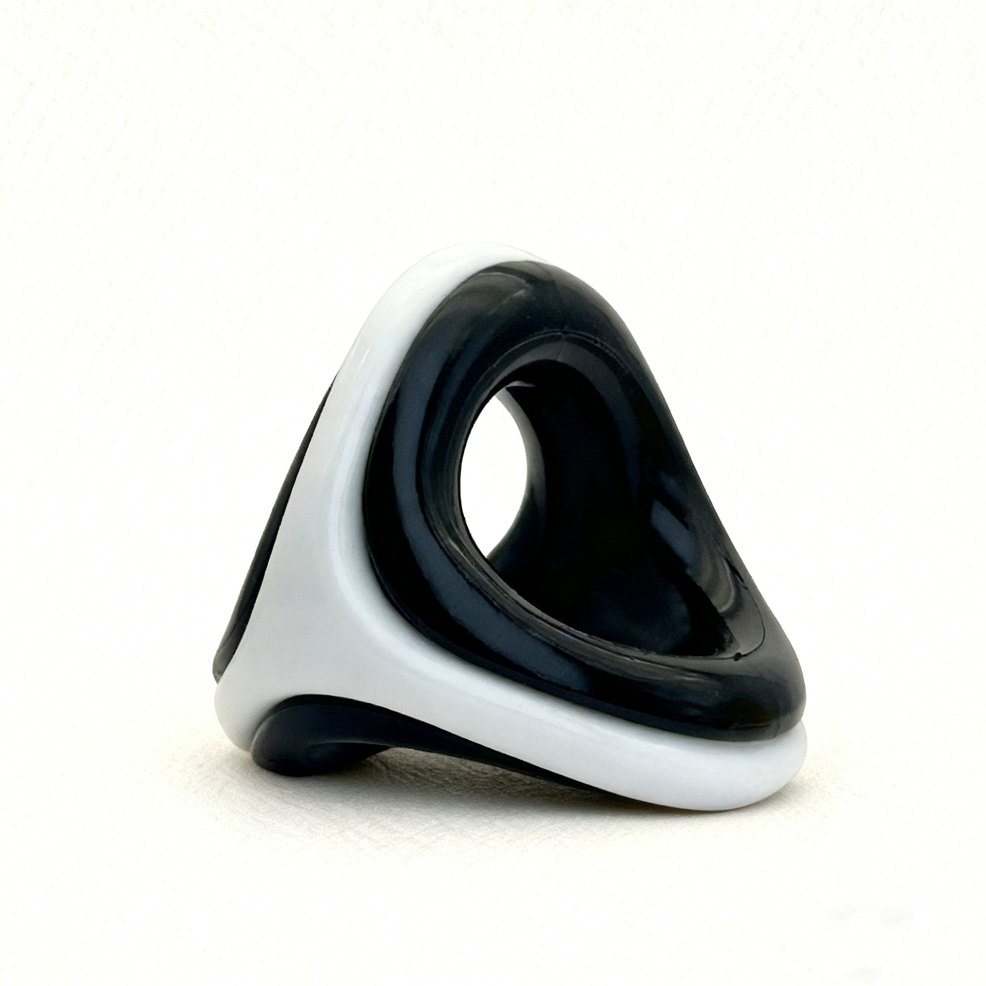 Men’s Delay Ring, TPE Scrotum Locking Ring, Long-Wear Adult Novelty, Yellow — detail image 7