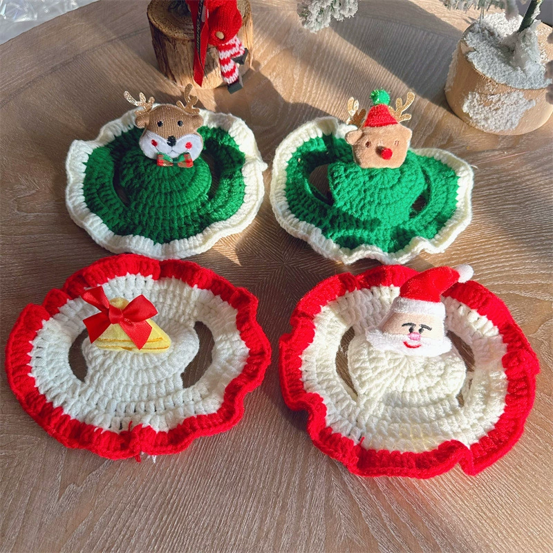 Производители прямых волос кошки милые головные уборы домашних животных шерстяные вязаные шляпы