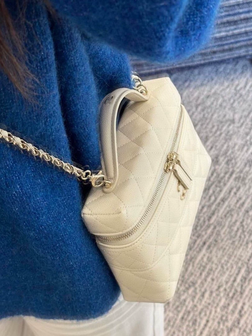 Плечевая сумка, стильный ланч-бокс с ромбовидным узором, стиль Chanel, сумка через плечо на цепочке