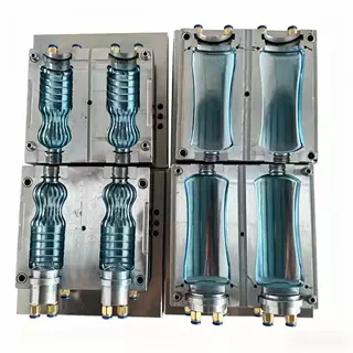 厂家制造半自动全自动PET500毫升矿泉水瓶吹瓶模具5L油瓶吹瓶机