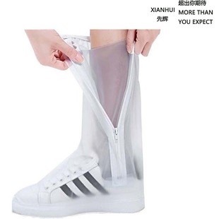 Waterproof Rain Boots Outdoor Hiking Shoe Cover High-top Rain Boots Non-slip Thickened Rain Boots PVC Unisex Rain Boots