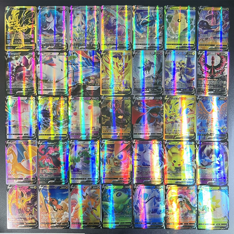 Покемон карта VMAX Пикачу карта VSTAR Pokémon Pet Pet Flash Card PTCG на английском