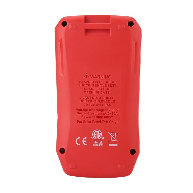 UT673PV 800W panel solar MPPT módulo fotovoltaico probador de potencia panel fotovoltaico multímetro detección