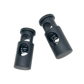 厂家现货弹簧绳扣高品质塑料弹簧扣束口绳扣单孔调节扣松紧卡扣