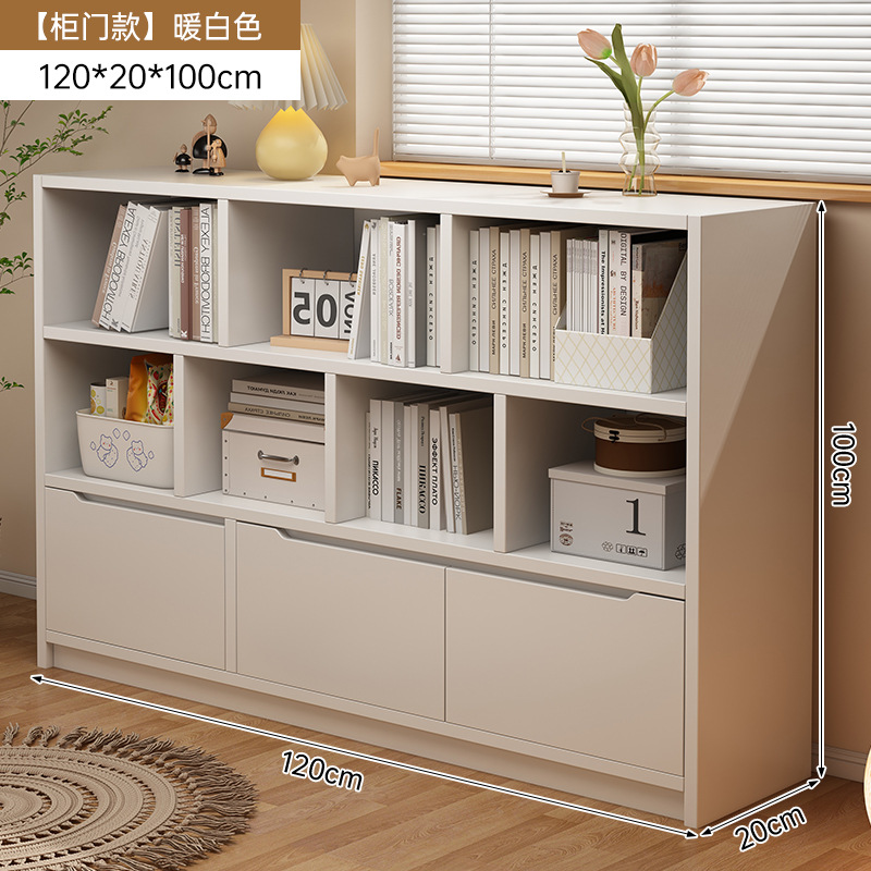 【고가성비 모델 ★ 고밀도 복합보드] 웜화이트 120*20*100CM