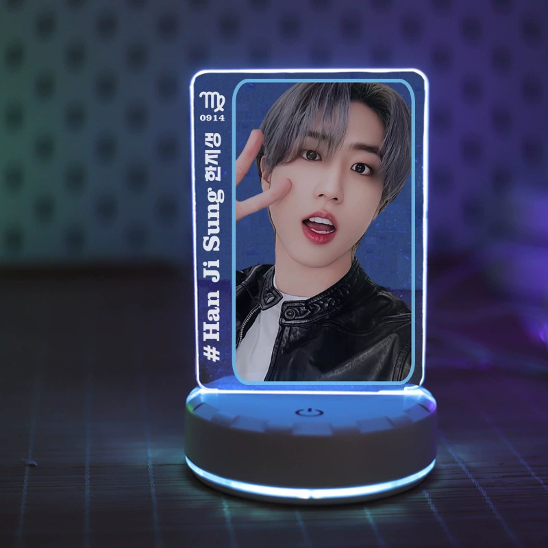 Гирлянда-светильник из акрила с цветной светодиодной подсветкой Stray Kids Surrounding Fang Can Felix Huang Yichen I.n Light 77