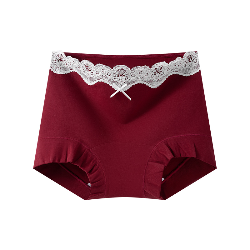 Bóxer Calzoncillos Calzoncillos de entrepierna larga de algodón puro para mujer Primavera y verano 10a Pantalones de seguridad de cintura media sin costuras antibacterianos