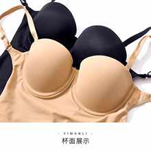 Bodysuit Shapewear Deep V-Neck Body Shaper Backless UPlunge