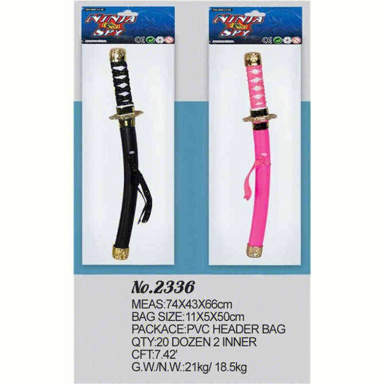 Fabricantes de niños ninja armamento juego de juguetes japoneses samurai accesorios de plástico espada samurai