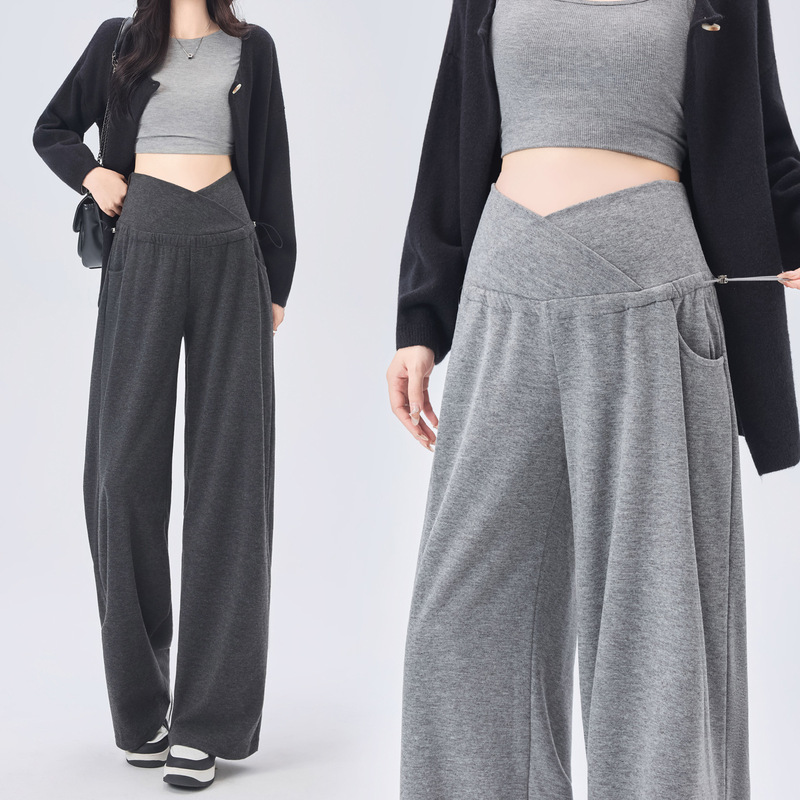 [Bestseller] Wide-leg pants for pregnant women, suitable for spring and autumn, plus size, comfortable to wear during pregnancy, casual pants for fall and winter, fall/winter collection