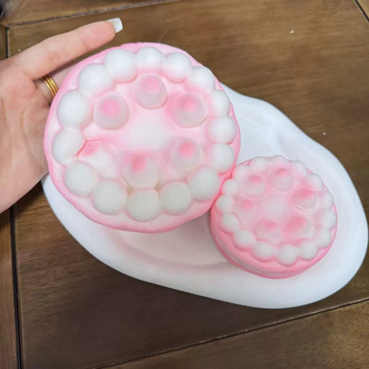 Реалистичная игрушка, слайм, хлеб, антистресс