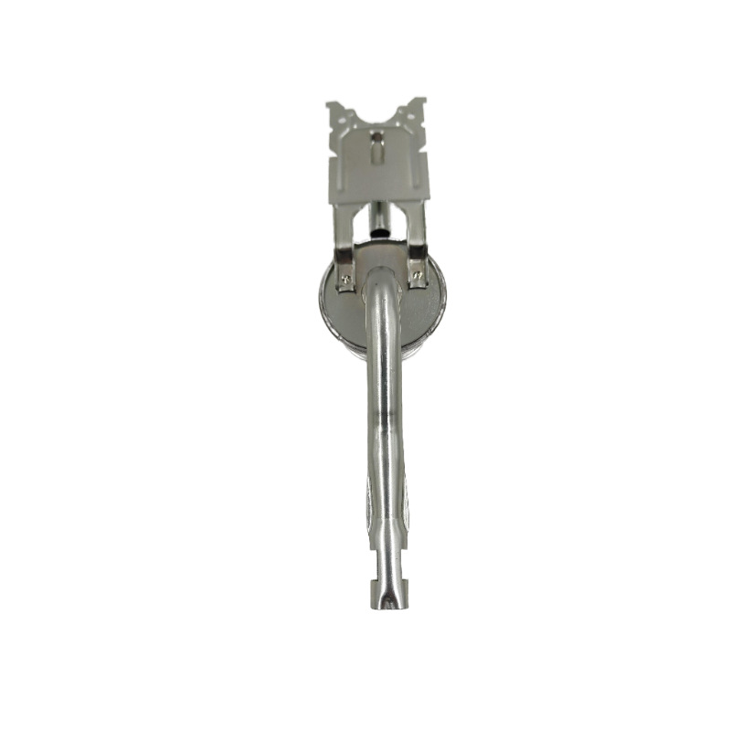 Cubierta superior y cubierta inferior de aluminio y tubo de guía de gas de hierro y tubo de aluminio eléctrico combustor de soldadura de aluminio en forma especial conjunto de rejilla de fuego gas de estufa image 3