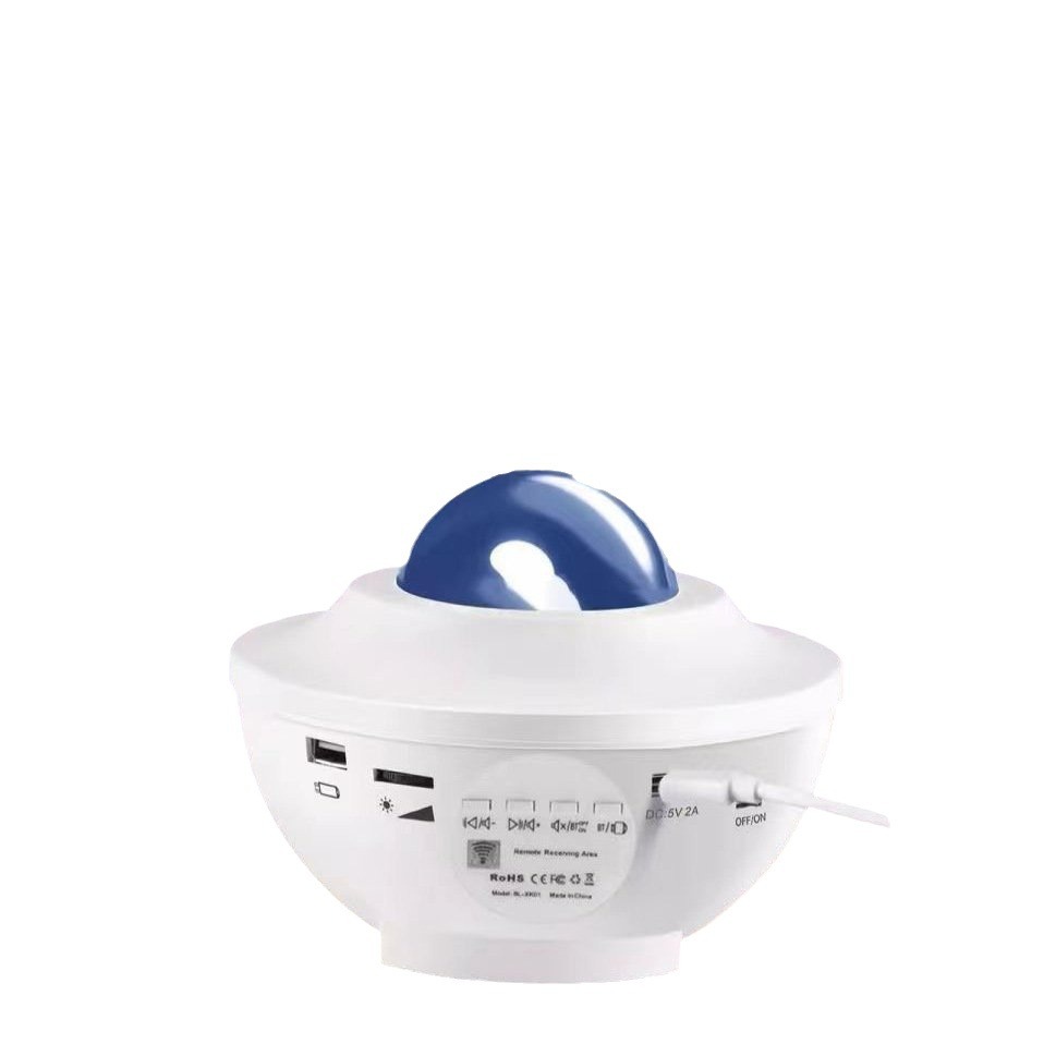 Luz de proyección de estrellas aurora boreal, sonido Bluetooth, sala de estar, dormitorio romántico, ambiente en línea, sala de transmisión en vivo, luz nocturna