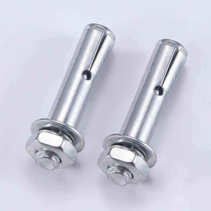 Manufacturer wholesales new hexagonal head expansion screws, precision standard pull-explosion non-standard explosive iron galvanized expansion bolts