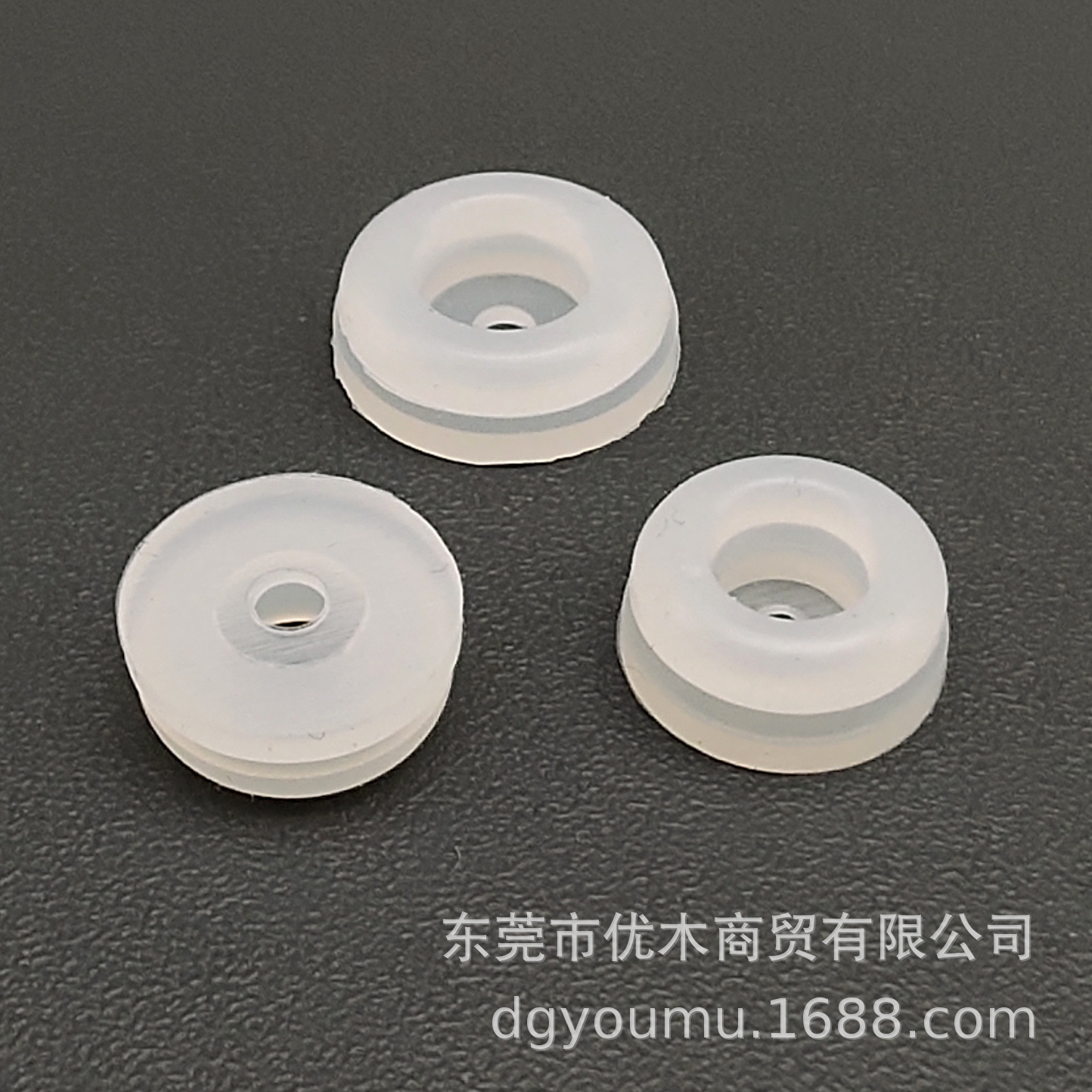 厂家供应22*7mm硅胶防尘塞板孔17-18mm灯具过线护线套带膜密封塞