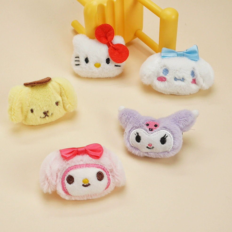 Симпатичные мультипликационные плюшевые куклы Санрики Куломи Югуи Собака Мелотти Брошь Аксессуары