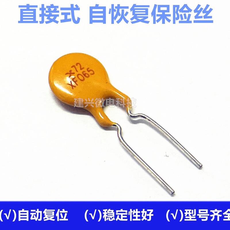 72V 0.65A 650MA X72XF065 Inline Self RecoVery Fuse 60V JK60-065 RXEF065 72V 0.65A 650MA X72XF065 Inline Self RecoVery Fuse 60V JK60-065 RXEF065