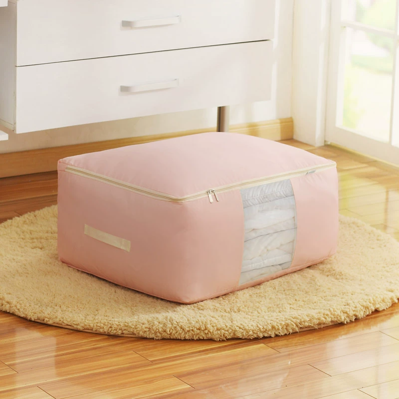 Duvet, storage bag with zipper, luggage pack for moving, bedding