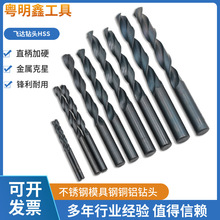 HSS加硬高速钢直柄麻花钻头不锈钢铁板铜铝合金木工金属打孔钻咀